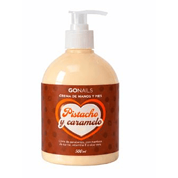 CREMA DE MANOS Y PIES PISTACHO Y CARAMELO 500 ML