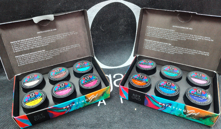 SET 1 Y 2 PAINTING GEL