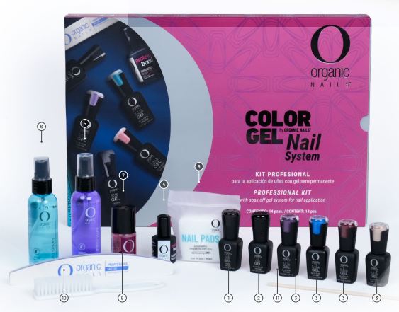 KIT  COLOR GEL NAIL SYSTEM
