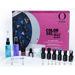 KIT  COLOR GEL NAIL SYSTEM