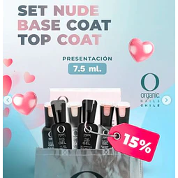 SET NUDE BASE COAT TOP COAT