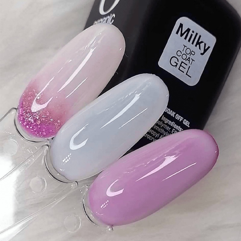 TOP COAT GEL MILKY 15ML