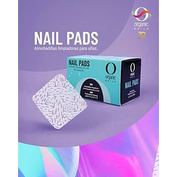 NAIL PADS ALMAHADILLAS LIMPIADORA PARA UÑAS