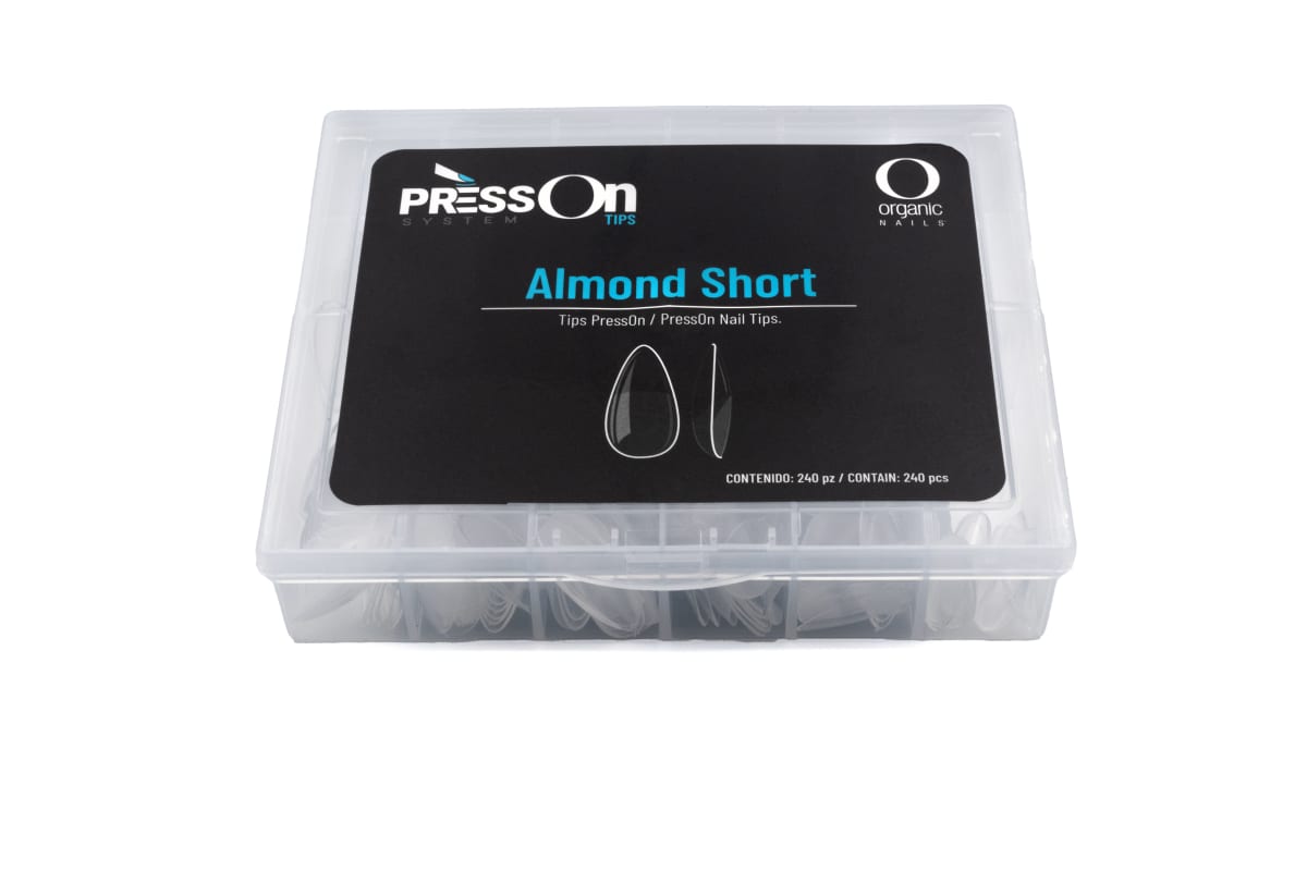 TIP PRESS ON ALMOND SHORT CAJA C/240 SURTIDO