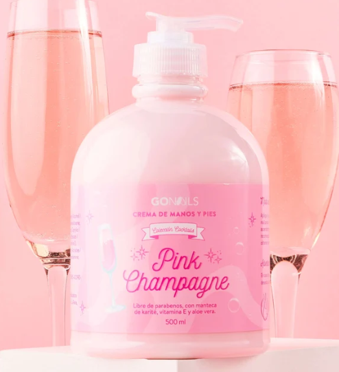 CREMA DE MANOS Y PIES PINK CHAMPAGNE