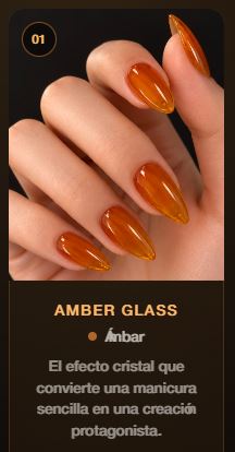COLECCION COLOR GEL AMBAR GLASS BEU 7,5ML