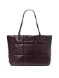 Bolso café Acolchado grande - Miniatura 1
