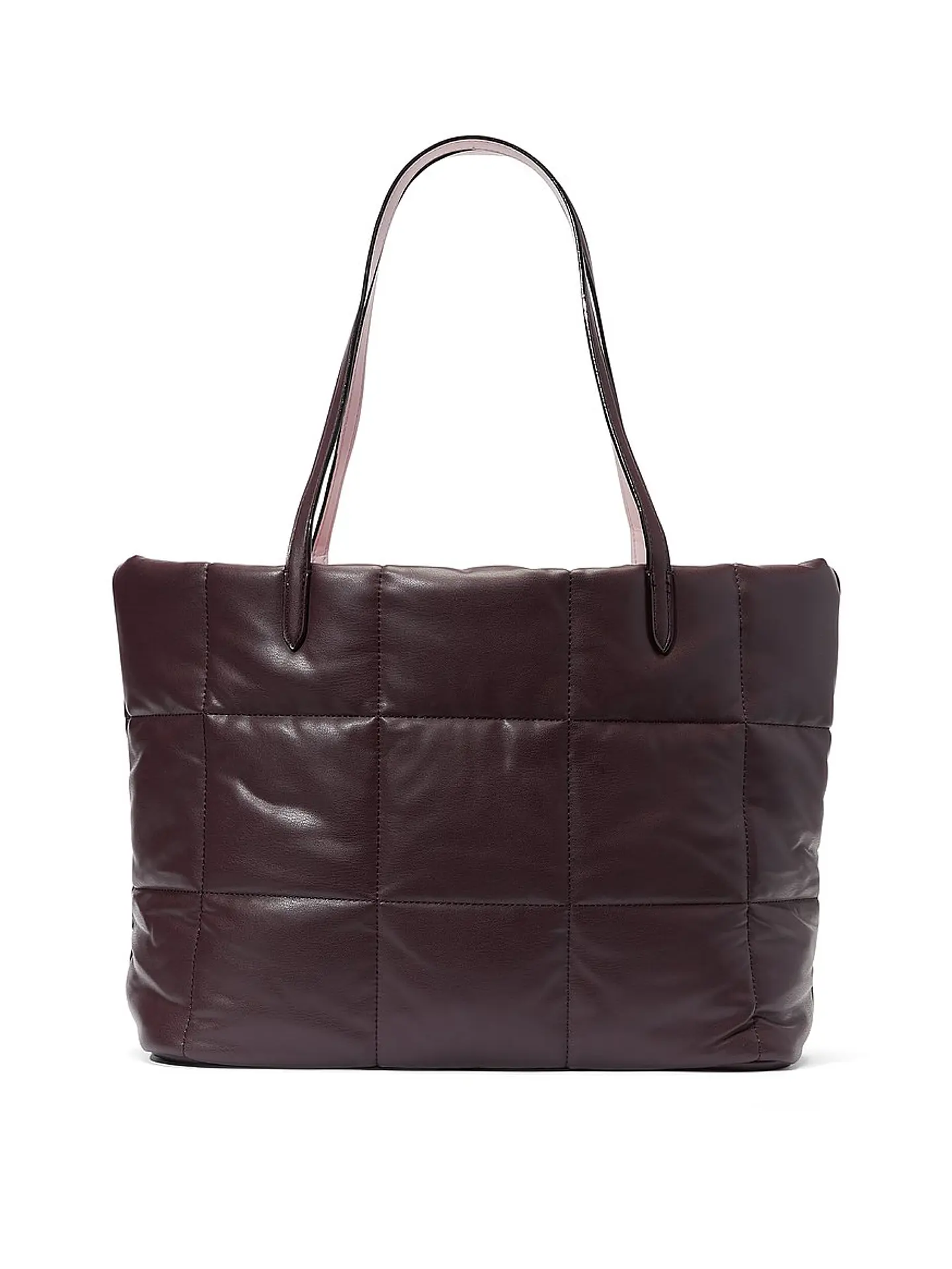 Bolso café Acolchado grande 3