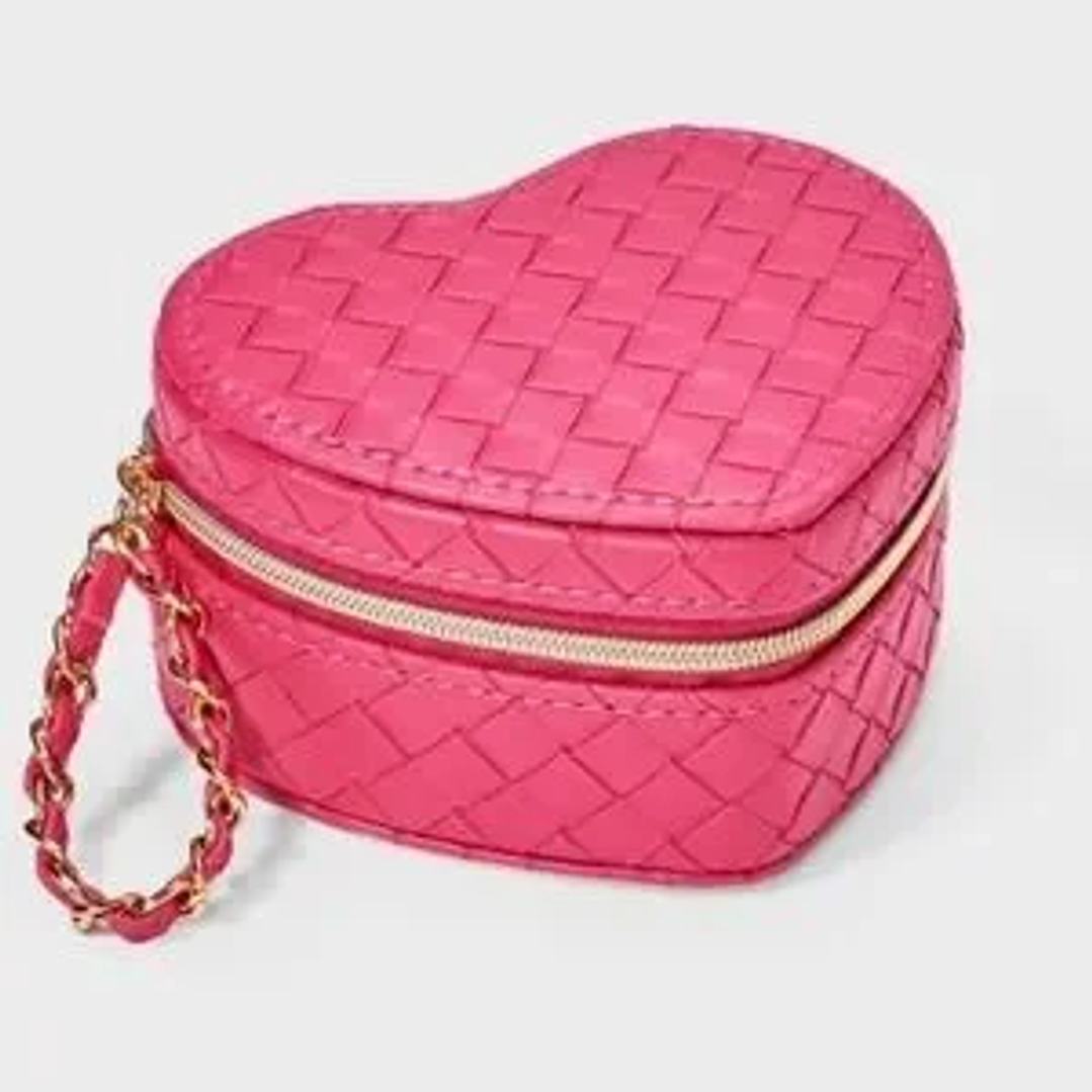 Joyero Corazon rosado 1