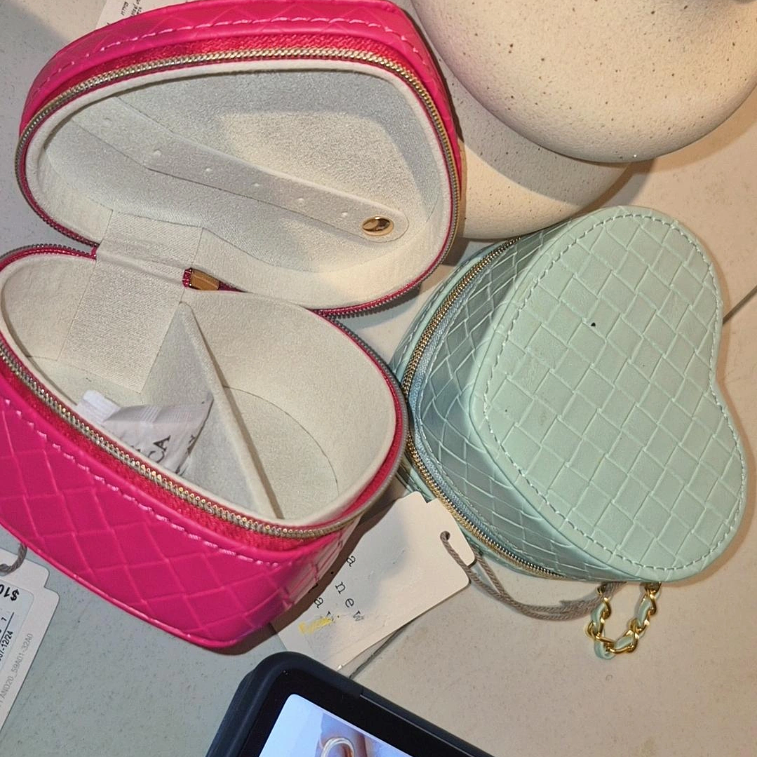 Joyero Corazon Verde Agua 1