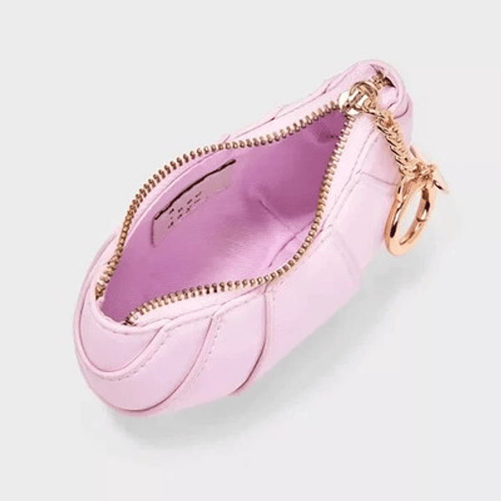 Monedero Rosado Medialuna 1