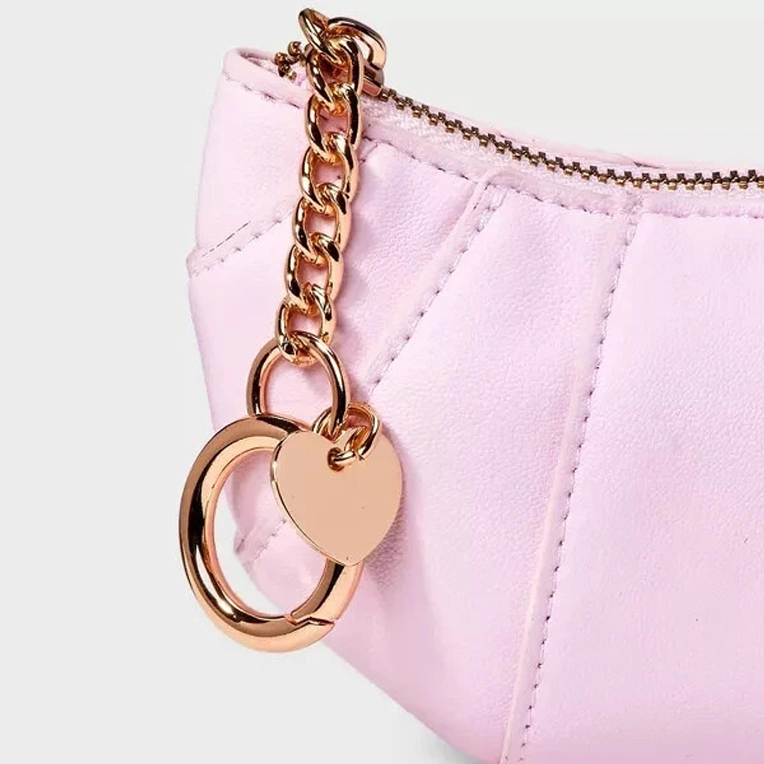 Monedero Rosado Medialuna 2