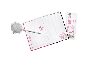 Agenda the wicked con stickers y lapiz