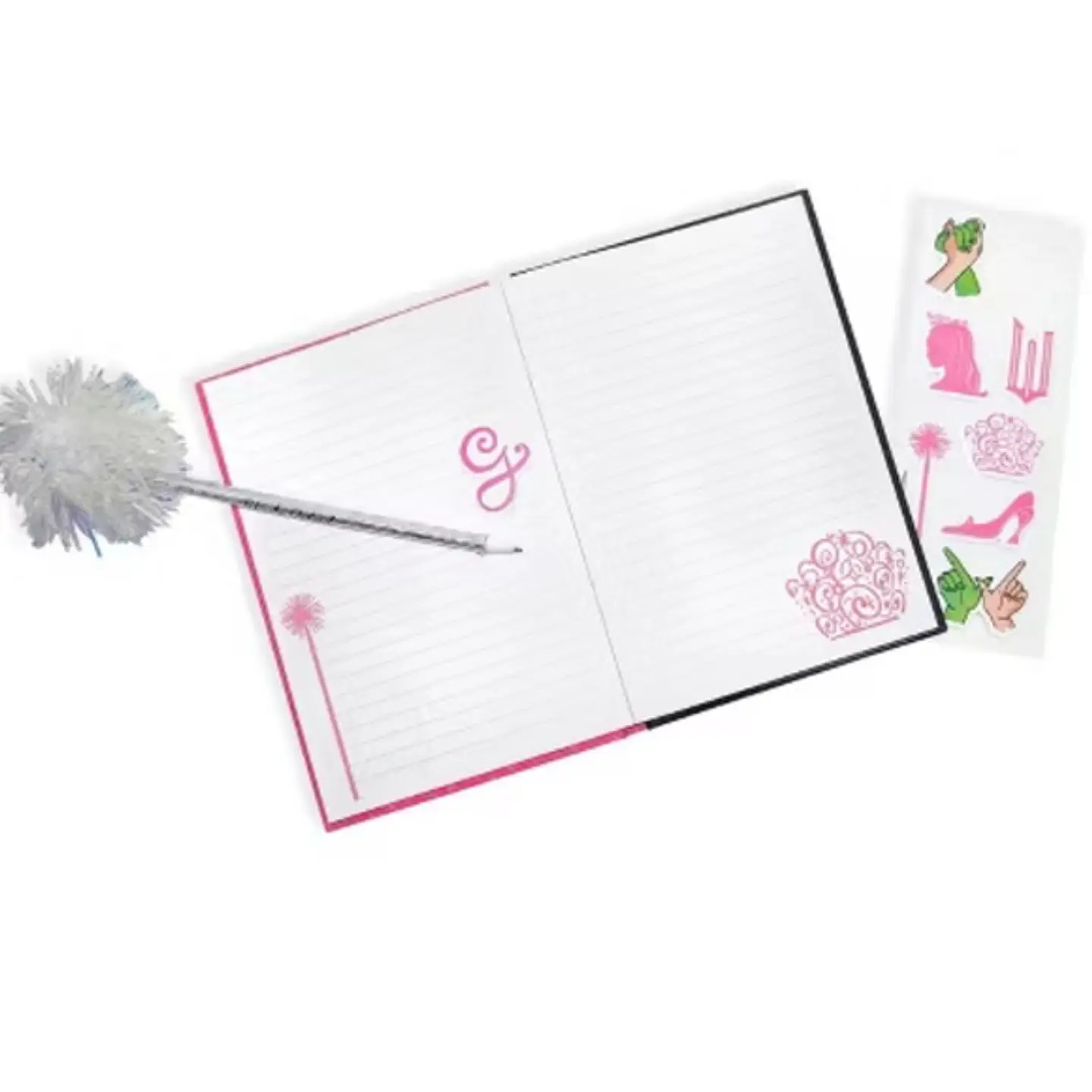 Agenda the wicked con stickers y lapiz 1
