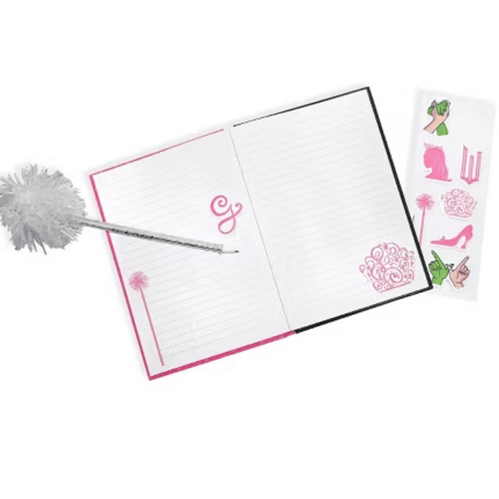 Agenda the wicked con stickers y lapiz 1