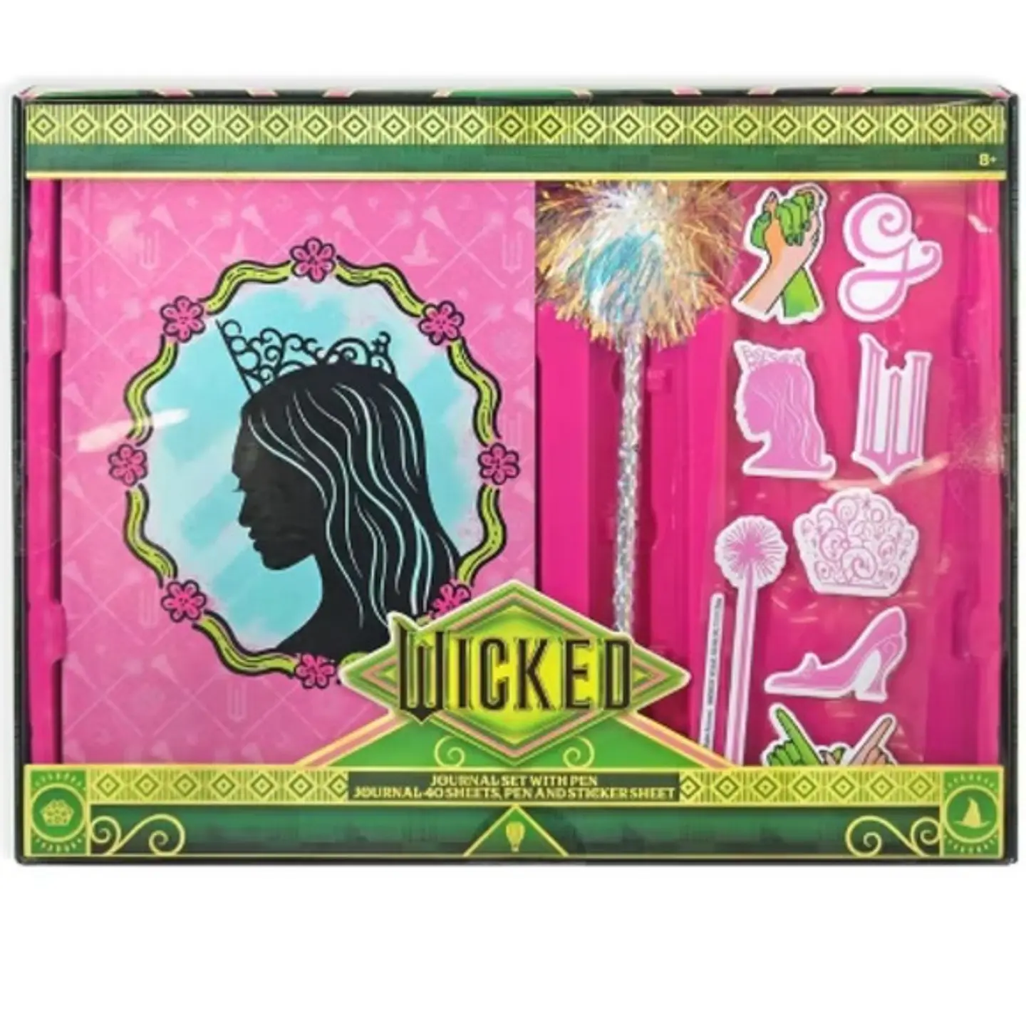 Agenda the wicked con stickers y lapiz 3