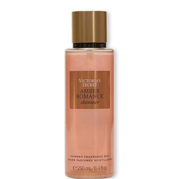 Mist Corporal Amber Romance Con brillos 1