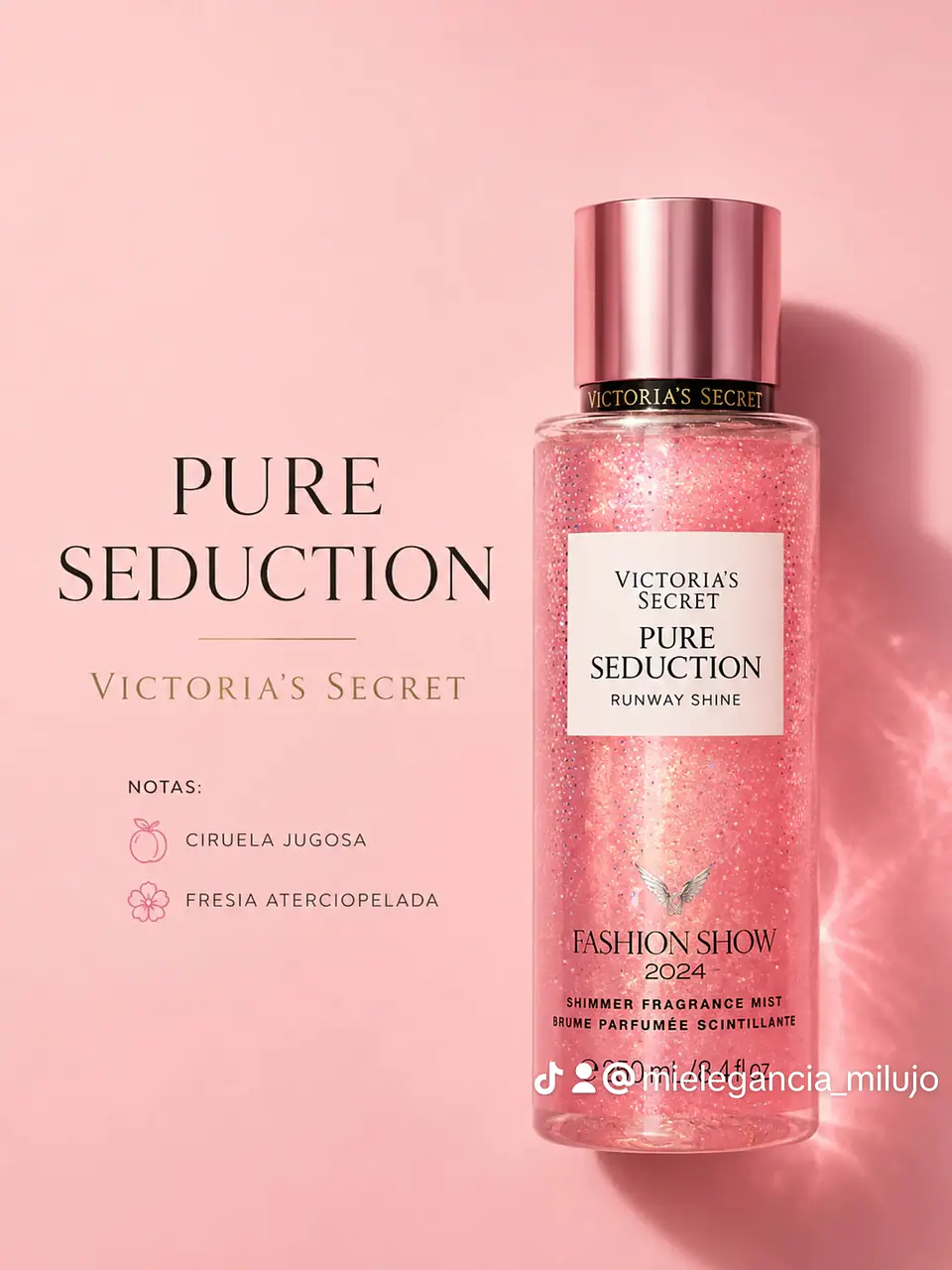 Body mist con brillo Pure Seduction  edición Fashion Show 1
