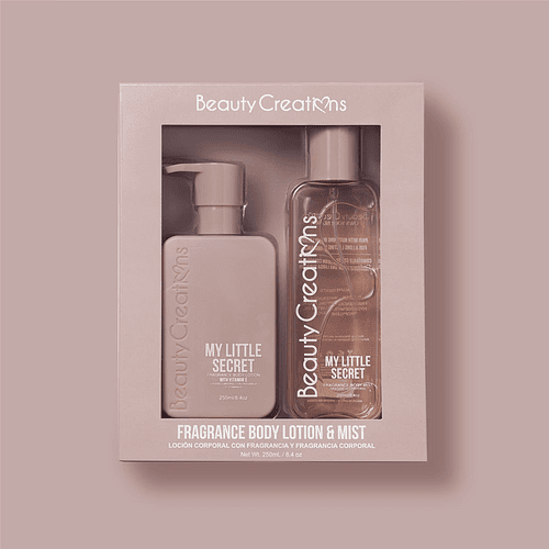 Set Body Mist Y loción Beauty Creations 