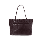 Bolso café Acolchado grande 2