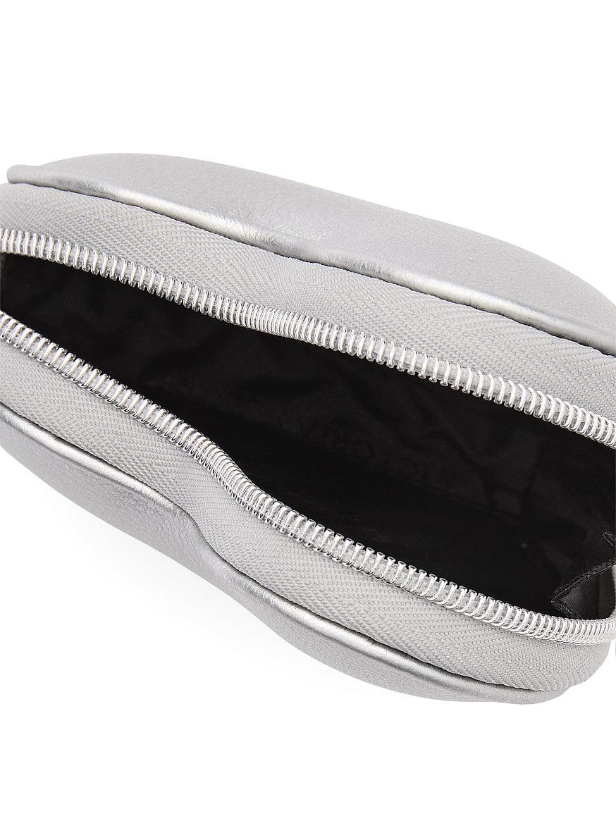 Monedero Llavero Corazón Plateado 3