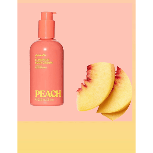 Crema Corporal Con Brillo Peach