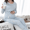 Pijama Amparito  de Embarazo y Lactancia