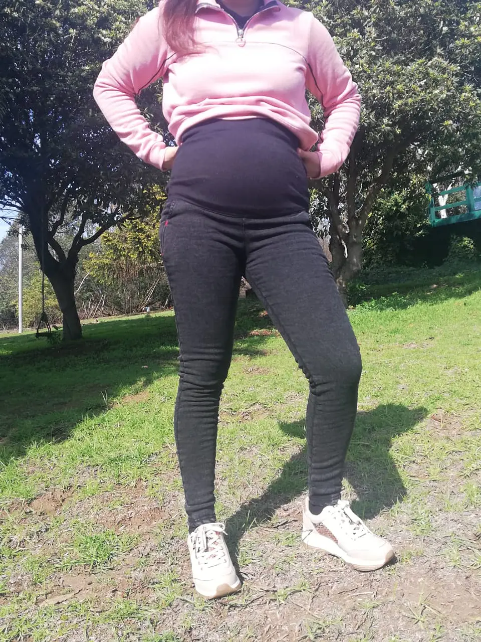 Jeans Bea  Black / con forro polar. 2