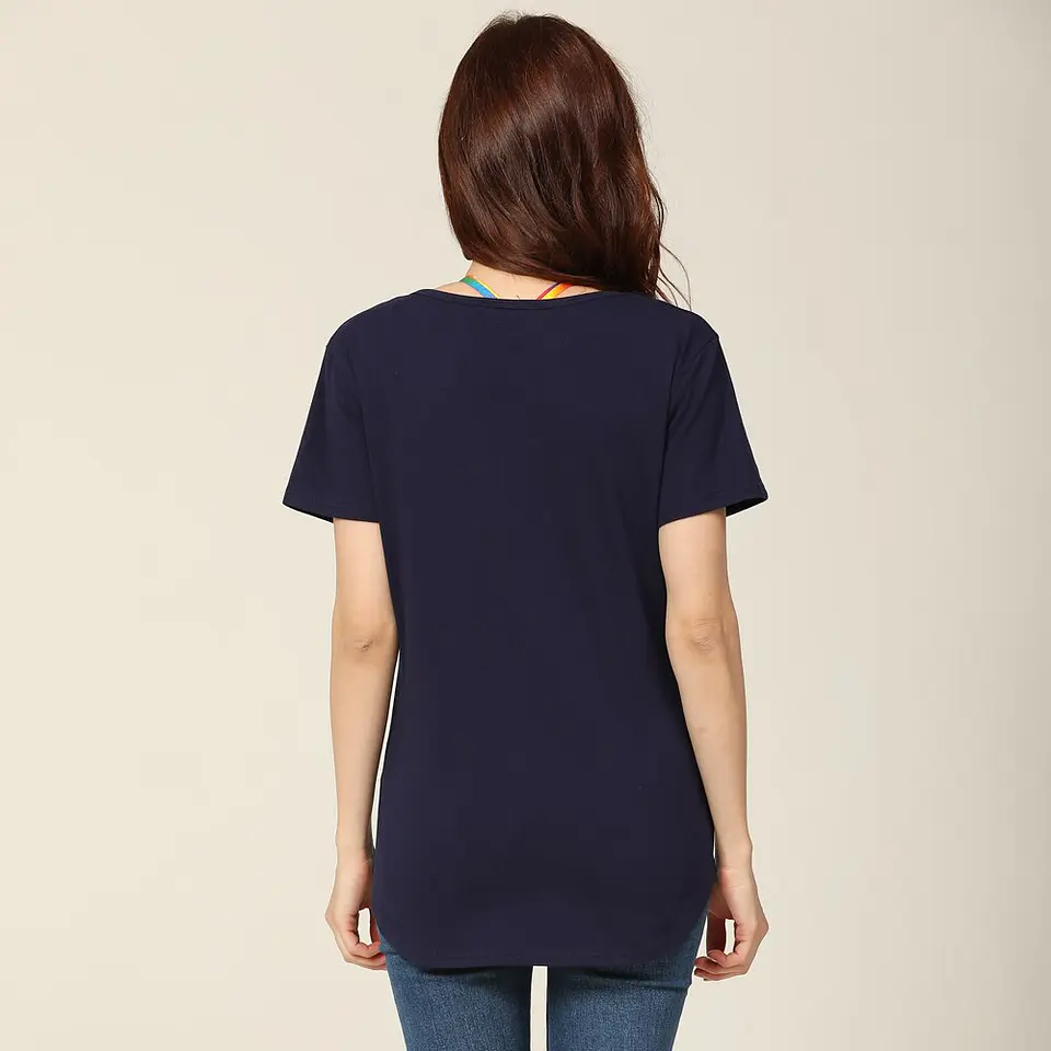 Polera Embarazo & Lactancia Gloria Navy Blue 2