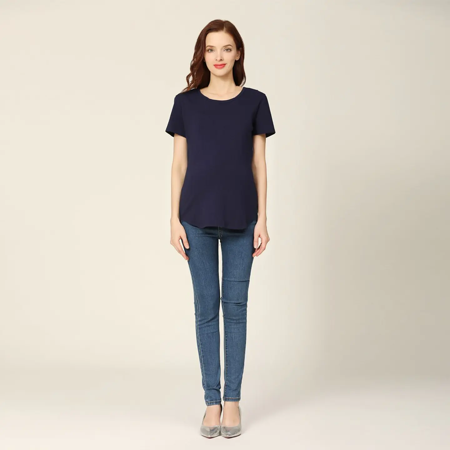 Polera Embarazo & Lactancia Gloria Navy Blue 3