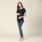 Polera Embarazo & Lactancia Gloria Navy Blue - Miniatura 4