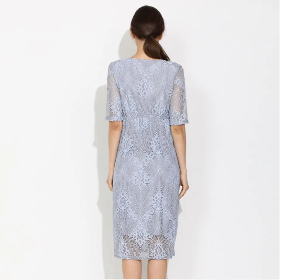 Vestido María José Gris Embarazo & Lactancia  3