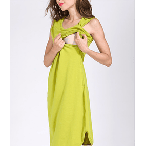 Vestido Victoria Verde Embarazo & Lactancia