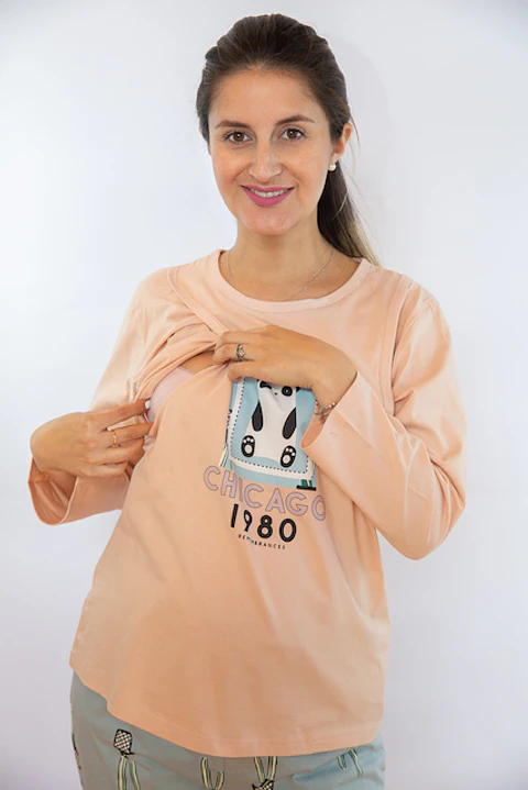 Pijama Loreto Lactancia & Embarazo