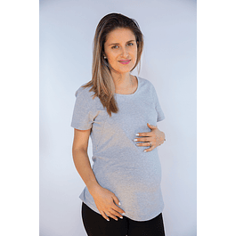 Polera Embarazo & Lactancia Gloria Gris