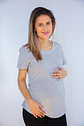 Polera Embarazo & Lactancia Gloria Gris - Miniatura 1