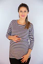 Polera de Lactancia y Embarazo Olivia Blue  - Miniatura 3