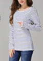 Polera Emma Embarazo y Lactancia Azul - Miniatura 2