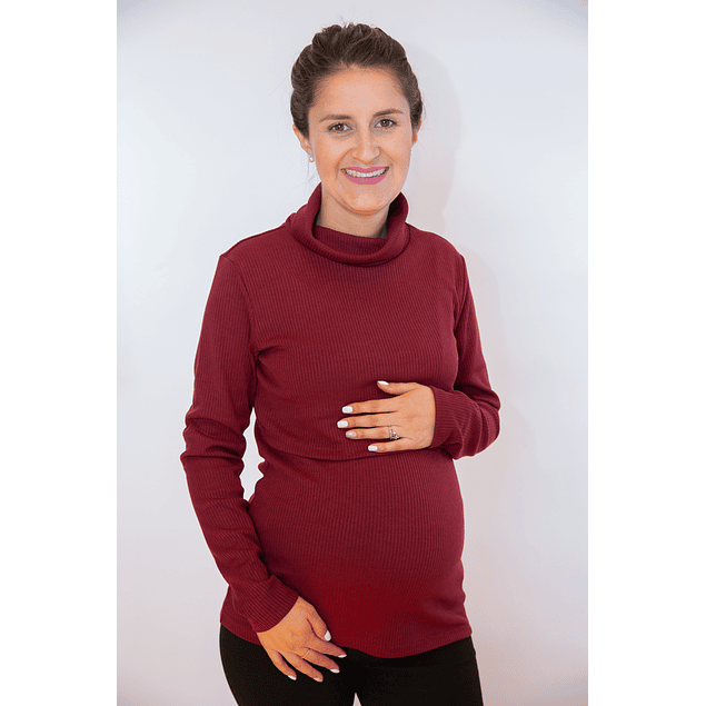 Sweater Beatriz Lactancia y Embarazo Burdeo