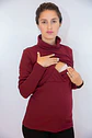 Sweater Beatriz Lactancia y Embarazo Burdeo - Miniatura 4