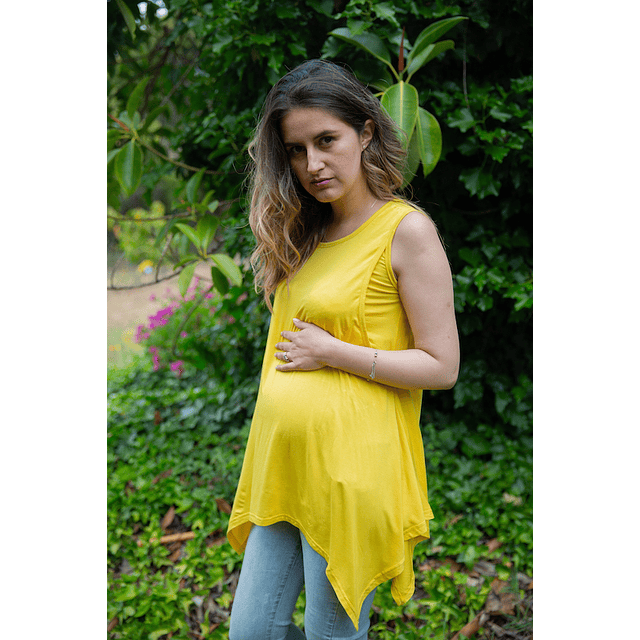 Polera Embarazo & Lactancia Mariela YELLOW