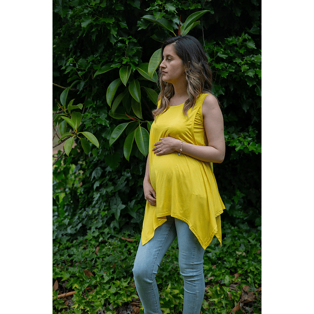 Polera Embarazo & Lactancia Mariela YELLOW