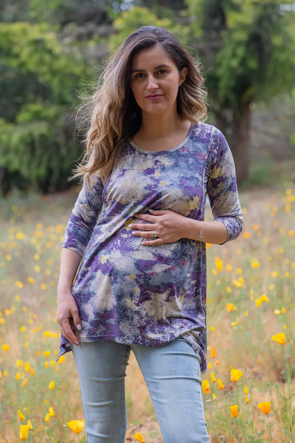 Polera Violeta Embarazo & Lactancia 2