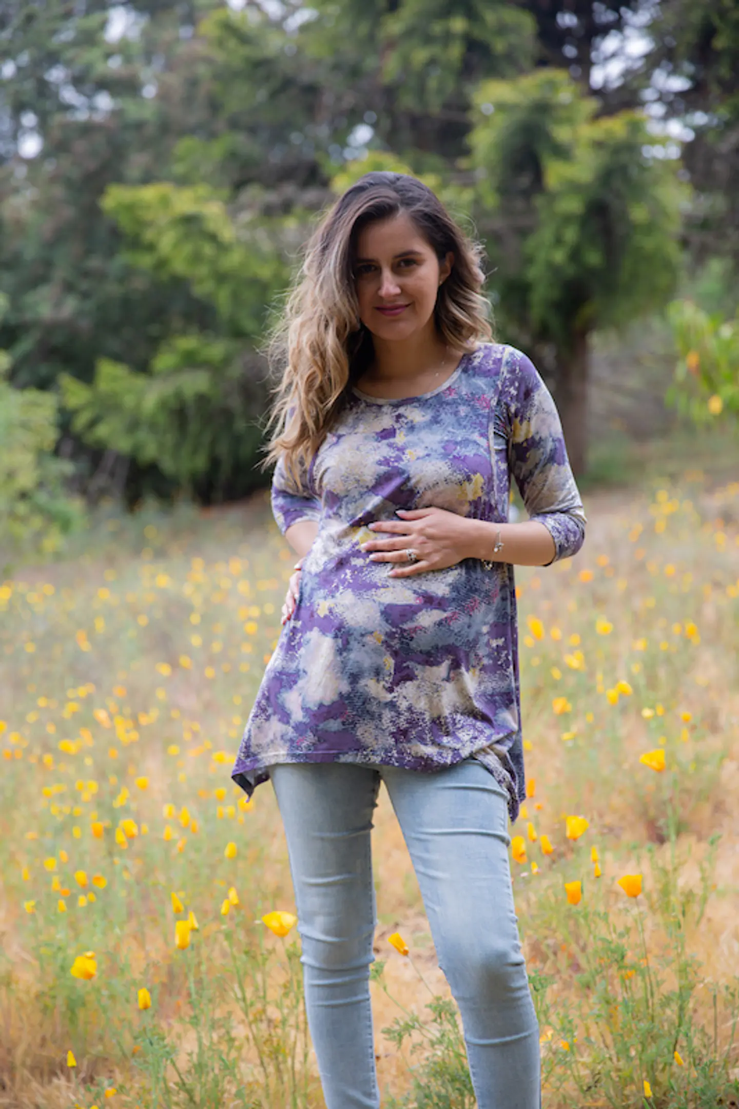 Polera Violeta Embarazo & Lactancia 3
