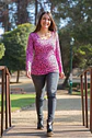 Polera Juliana Pink and black     LACTANCIA & EMBARAZO - Miniatura 5
