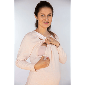 Pijama Sara Damasco Embarazo & Lactancia