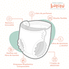Pañal Bambú Biodegradable  (L) 9 a 13 kilos - 33 un