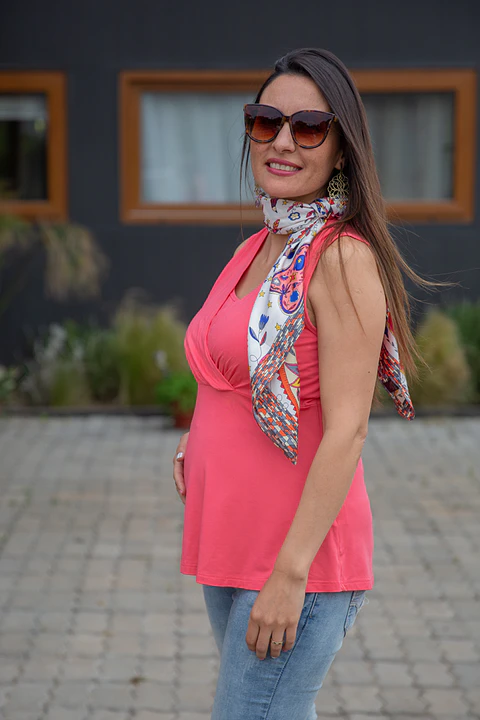 Polera Francisca Pink  Embarazo & Lactancia