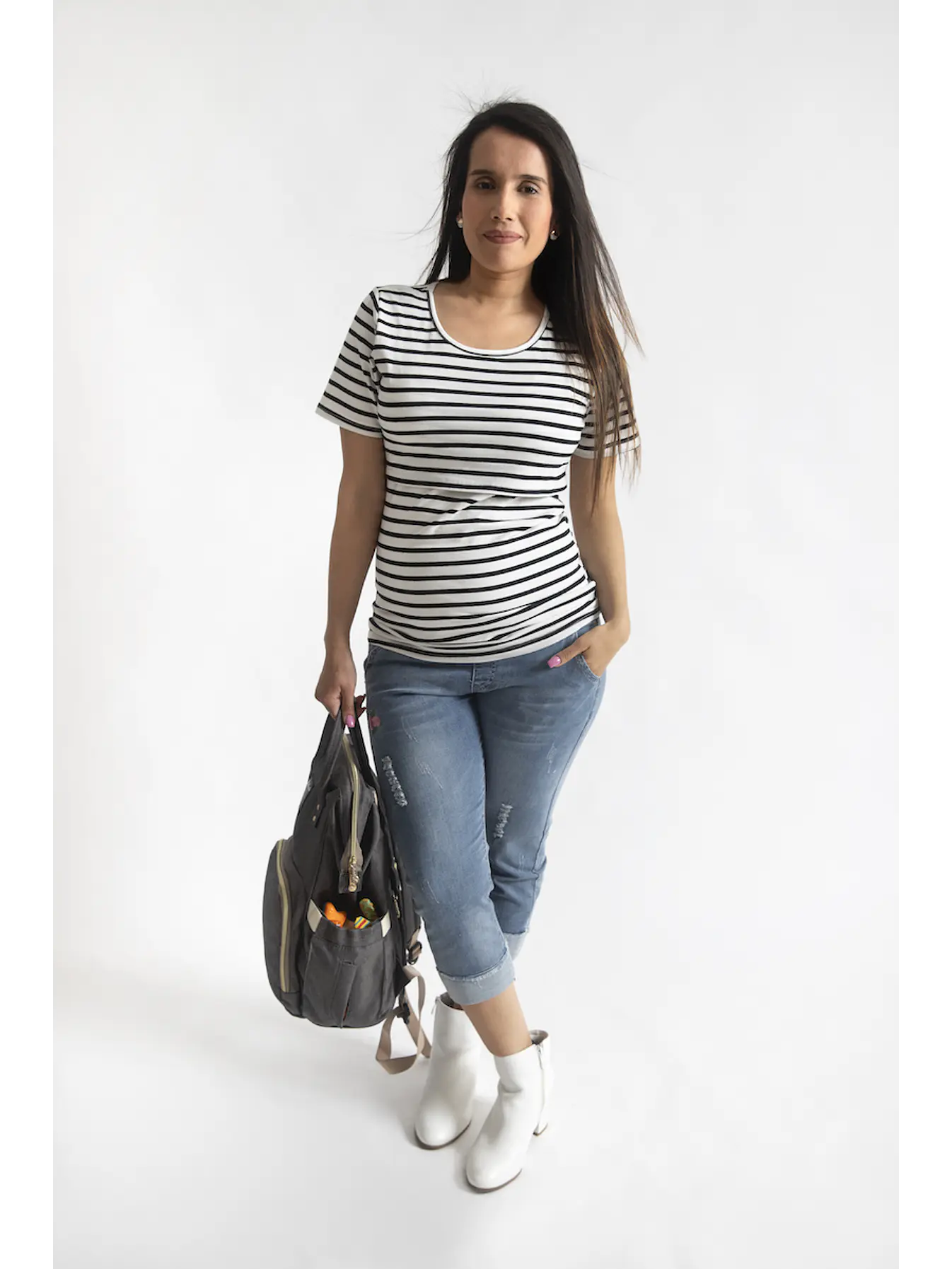 Polera Fran  Embarazo & Lactancia White  4