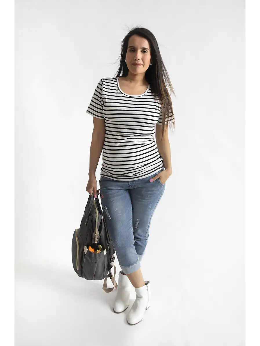 Polera Fran  Embarazo & Lactancia White  4